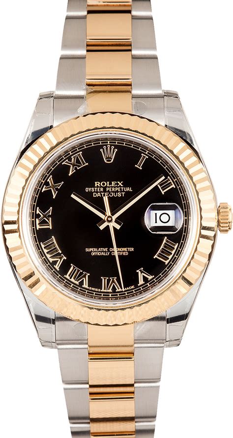 rolex datejust ii black roman dial price|rolex datejust stainless steel.